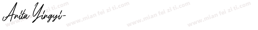 Anita Yingyi字体转换